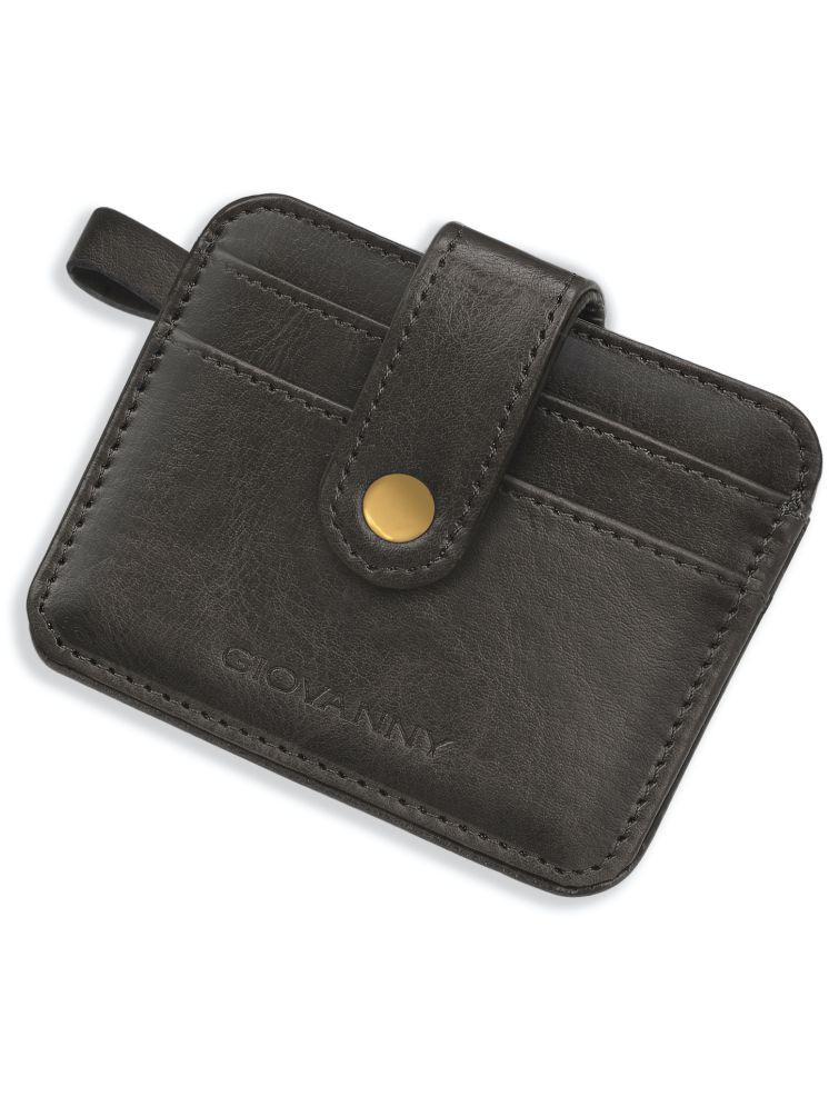     			GIOVANNY Gray Faux Leather Men's Short Wallet ( Pack of 1 )