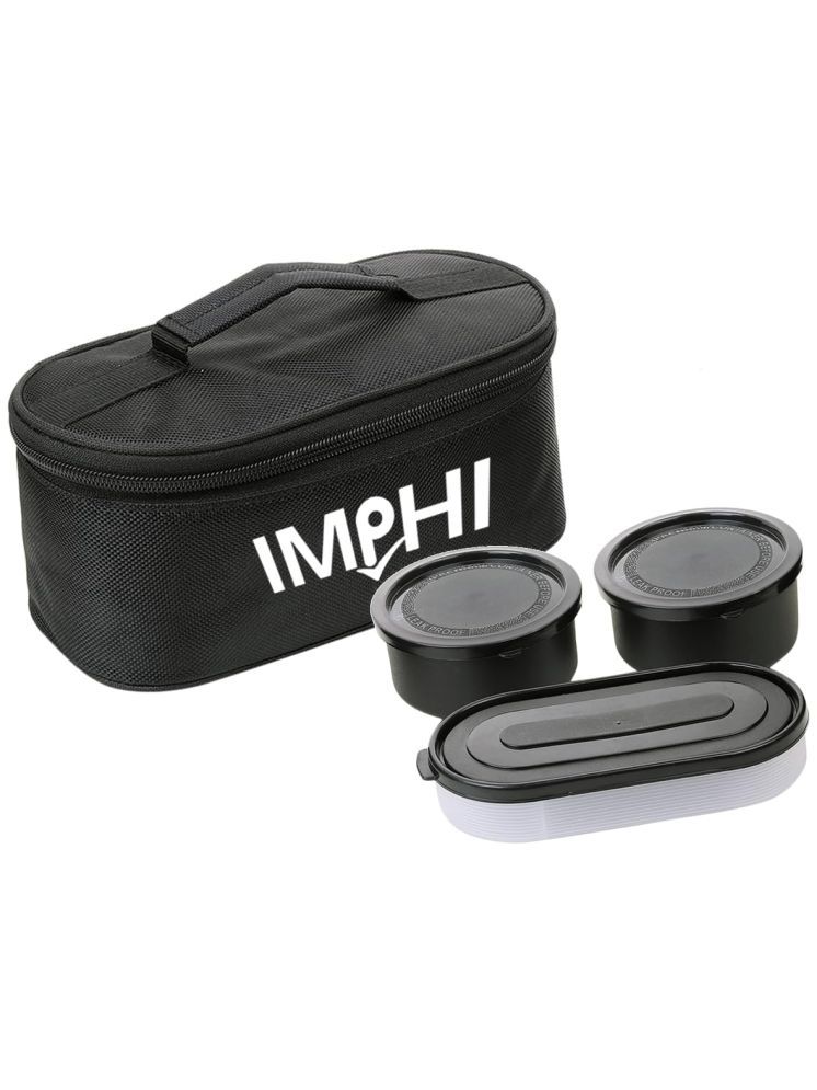     			IMPHI Stainless Steel Lunch Box 3 - Container ( Pack of 1 )