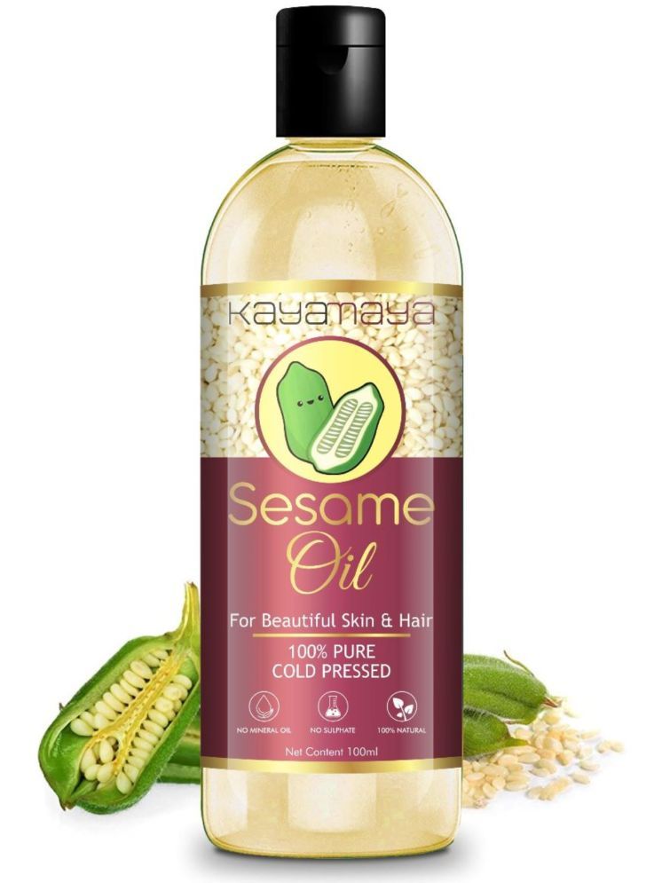     			100% Pure & Organic Sesame Oil, Heal Skin & Control Hair Greying for Skin & Hair Oil