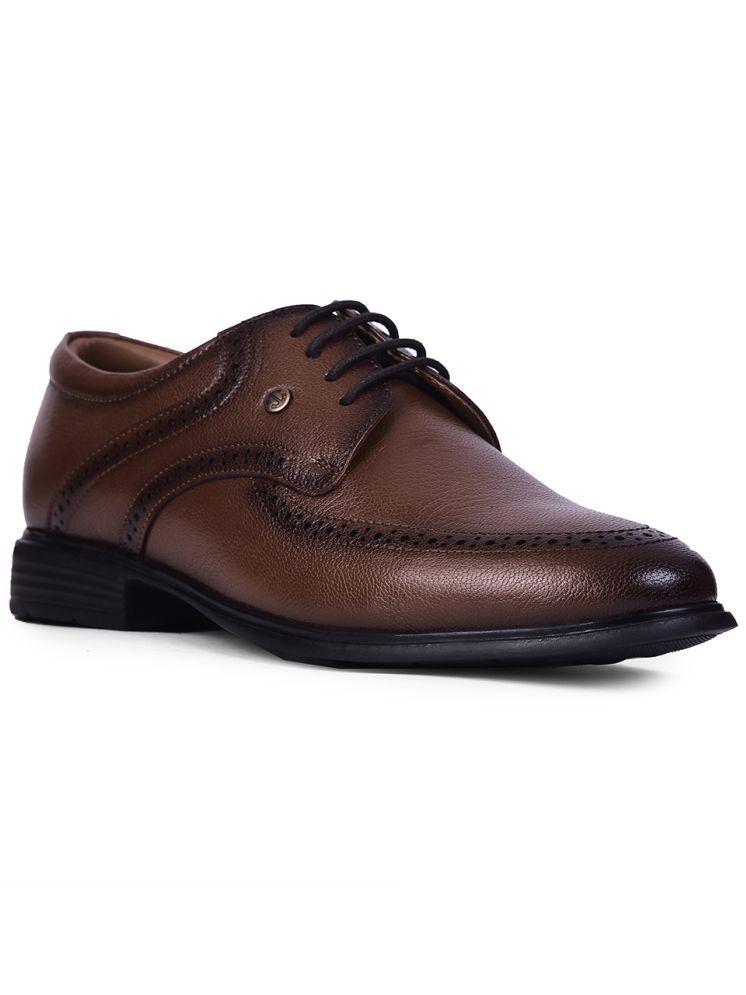     			Liberty Brown Men's Derby Formal Shoes