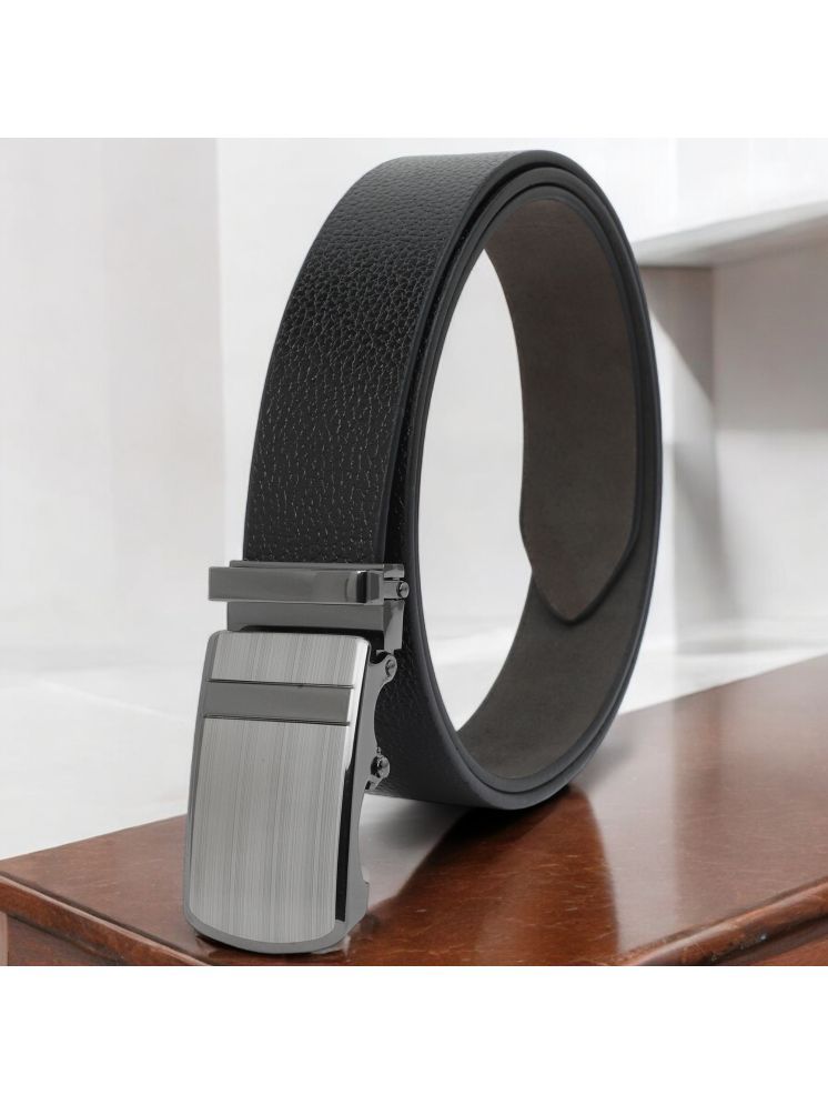     			SUNSHOPPING - Black 100% Leather Men's Formal Belt ( Pack of 1 )