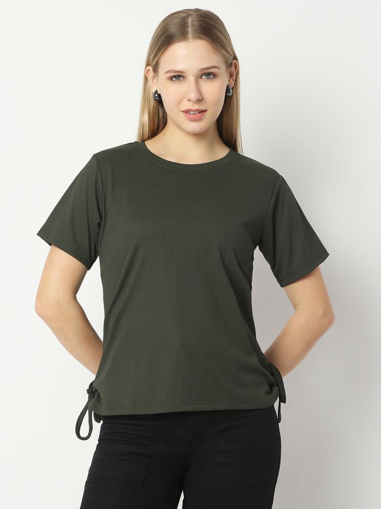     			Smarty Pants Olive Cotton Women's Regular Top ( Pack of 1 )