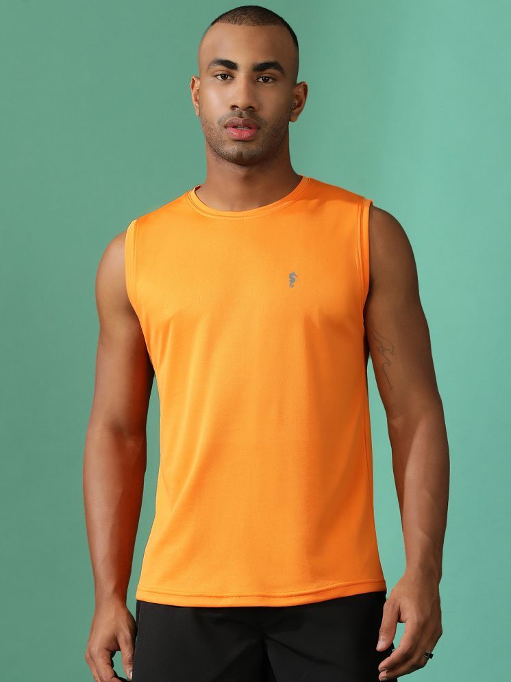     			EPPE Orange Polyester Regular Fit Men's Sports T-Shirt ( Pack of 1 )