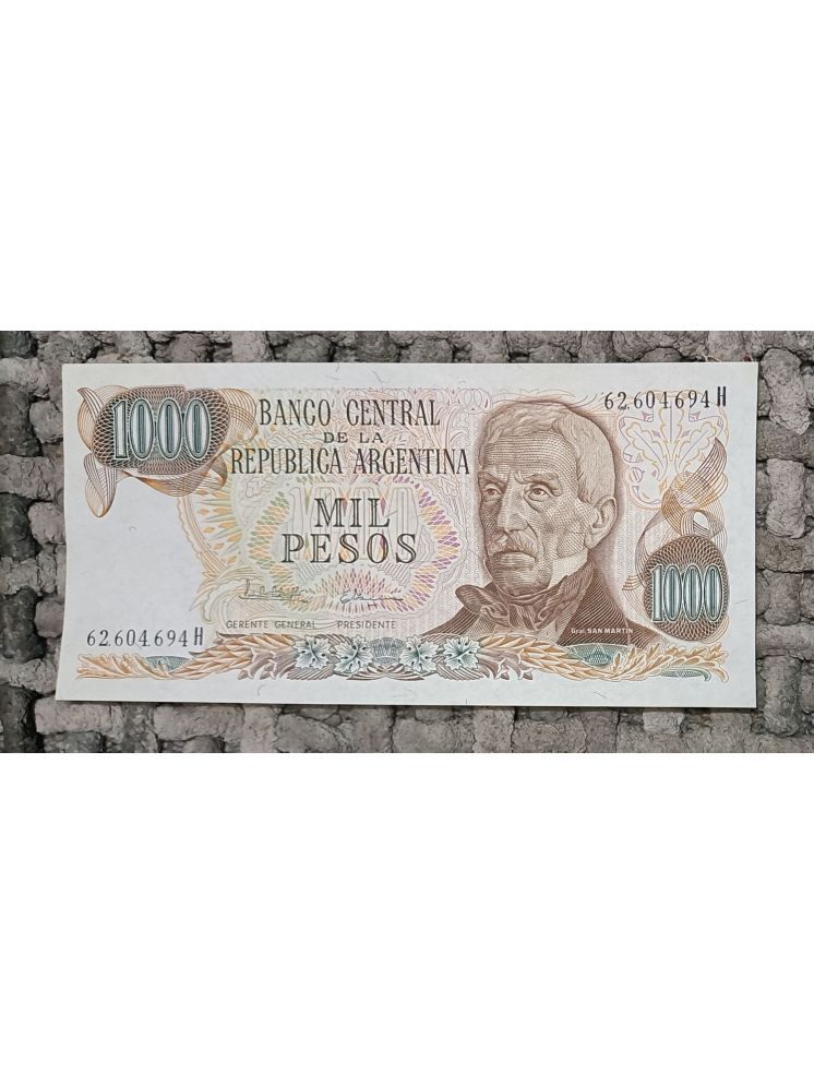     			EX RARE ARGENTINA 1000 PESOS IN GOOD GRADE