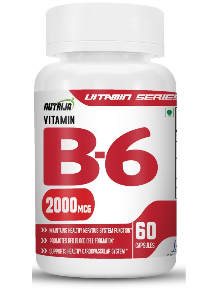     			NUTRIJA Nutrija Vitamin B6 - 60 no.s Capsule