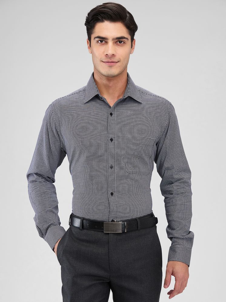     			Raymond Cotton Regular Fit Full Sleeves Men's Formal Shirt - Black ( Pack of 1 )