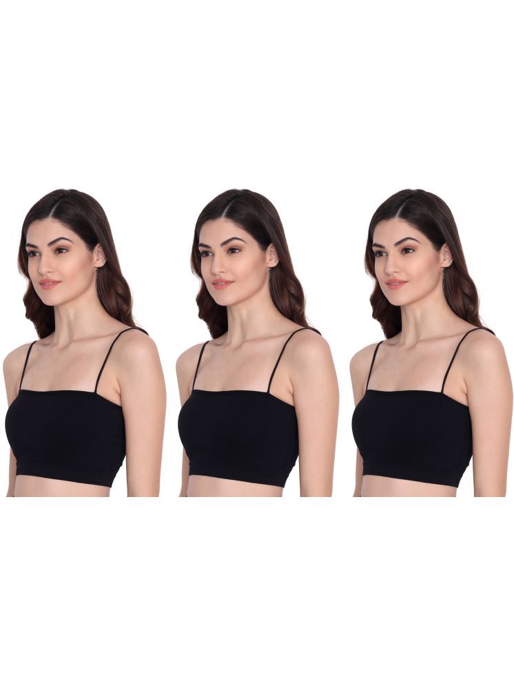     			3Mads Pack of 3 Cotton Heavily Padded Women's Everyday Bra ( Black ) GBra009_BK_BK_BK