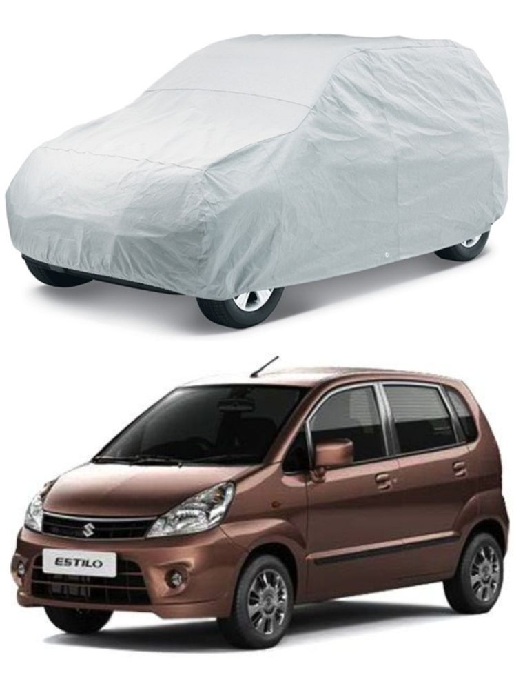     			CARNEST Car Body Cover for Maruti Suzuki Zen Estilo (2009-2014) Without Mirror Pocket ( Pack of 1 ) , Silver