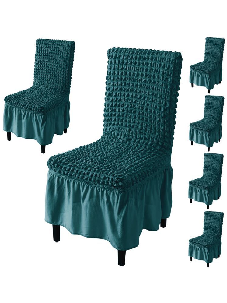     			HOKIPO 1 Seater Polyester Chair Cover ( Pack of 6 )