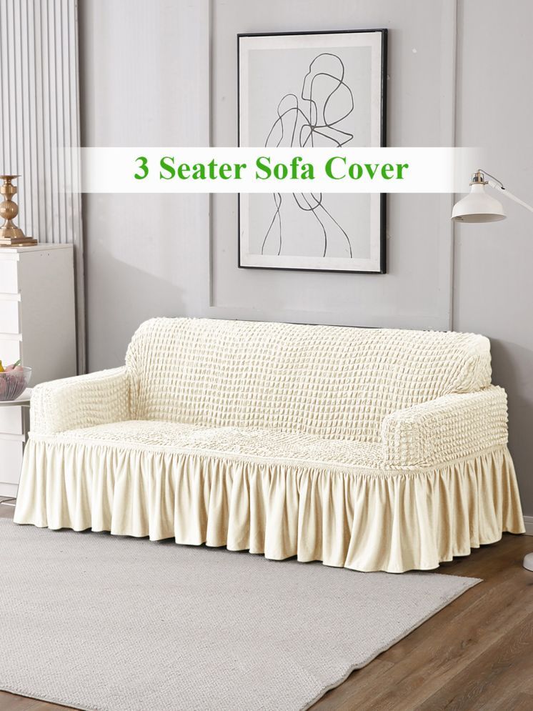     			HOKIPO 3 Seater Polyester Sofa Cover ( Pack of 1 )