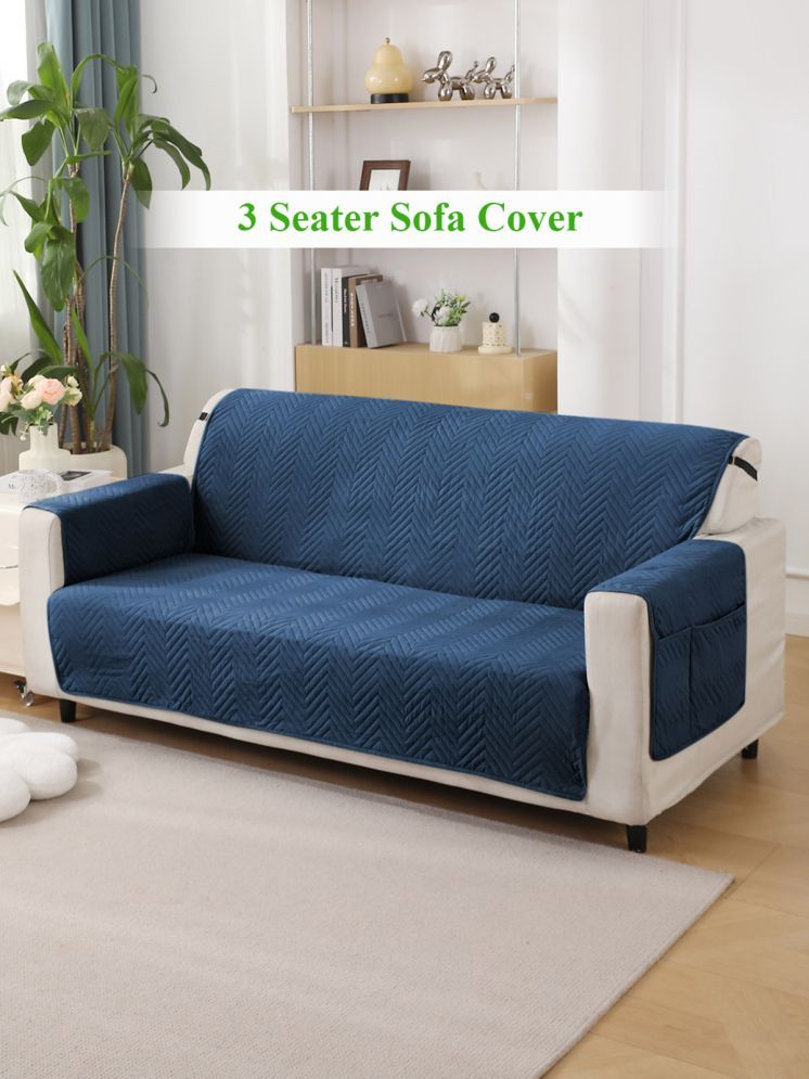     			HOKIPO 3 Seater Polyester Sofa Cover ( Pack of 1 )