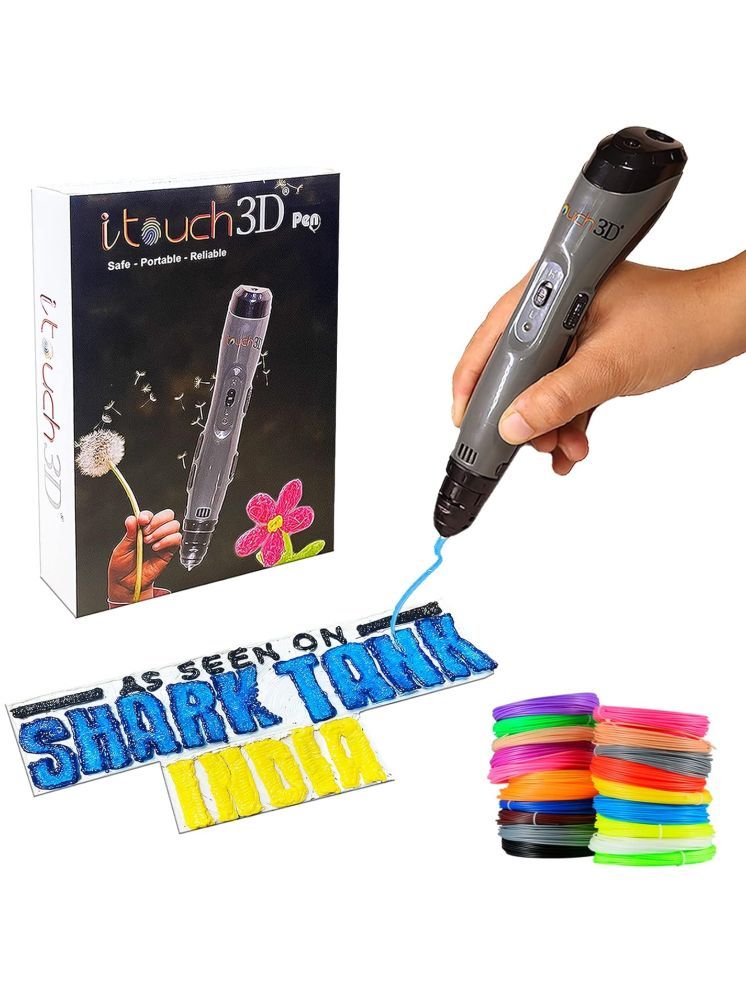     			ITouch 3D Pen with Filaments (20in1 PLA 5 Meter) for 3D Drawing; Art and Crafts; Modeling, Professionals and Education.