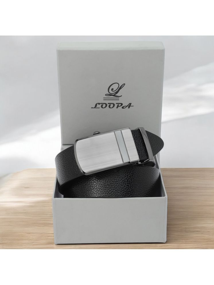     			Loopa - Black 100% Leather Men's Formal Belt ( Pack of 1 )