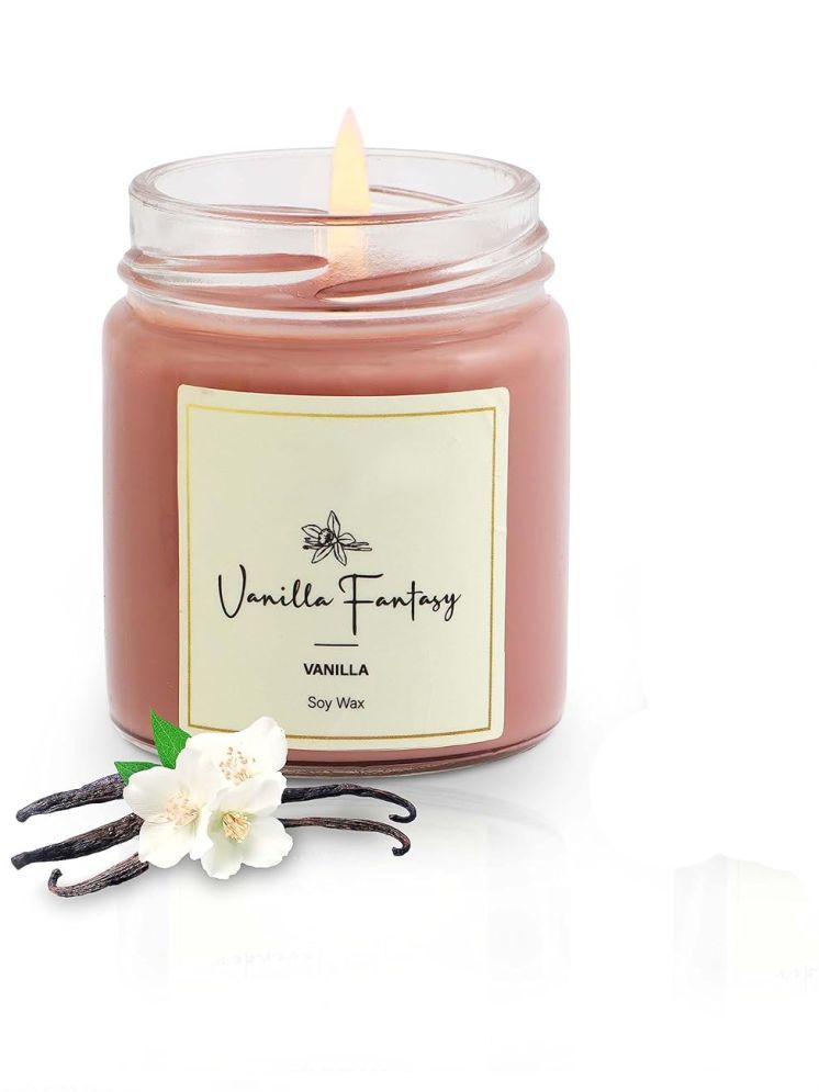     			Mannat Multicolour Vanilla Jar Candle 7 cm ( Pack of 1 )