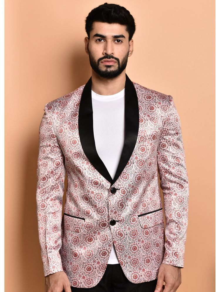     			PRINTCULTR Cotton Blend Men's Blazer - Pink ( Pack of 1 )