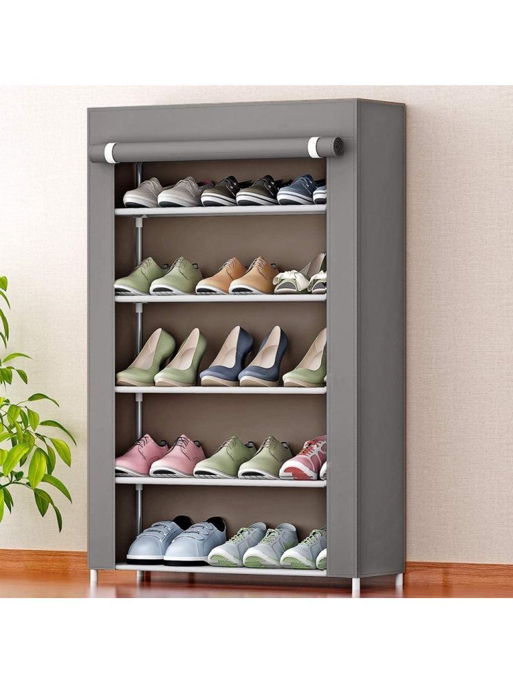     			RMRCHANTS Metal 5 Tier Shoe Rack Assorted