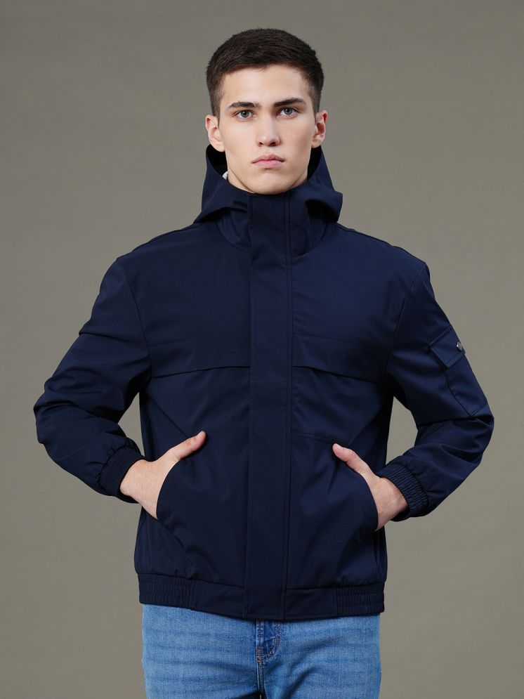     			Red Tape Polyester Men's Casual Jacket - Navy ( Pack of 1 )