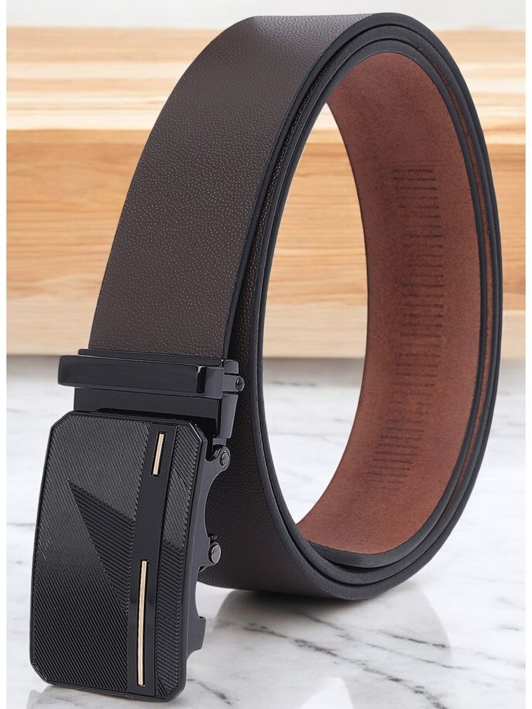     			SUNSHPPING - Brown 100% Leather Men's Formal Belt ( Pack of 1 )