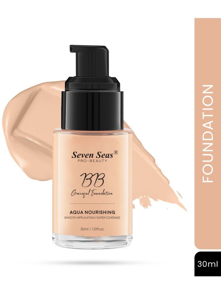     			Seven Seas Matte Liquid For All Skin Types Skin Ivory Foundation Pack of 1