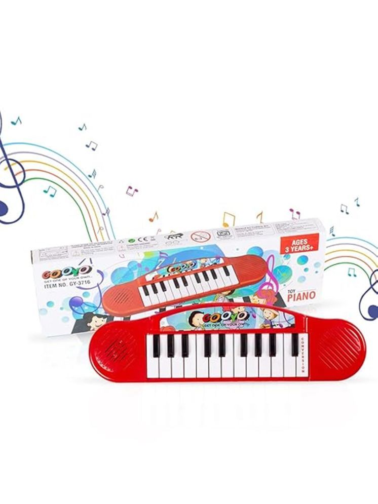     			THRIFTKART  --   Battery Operated Multi-Functional Portable Organ/Piano/Keyboard Musical Toy for Kids/Babies/Girls/Boys/Gifts | Red Color, Power Source: 2xAA Battery (Not Included)