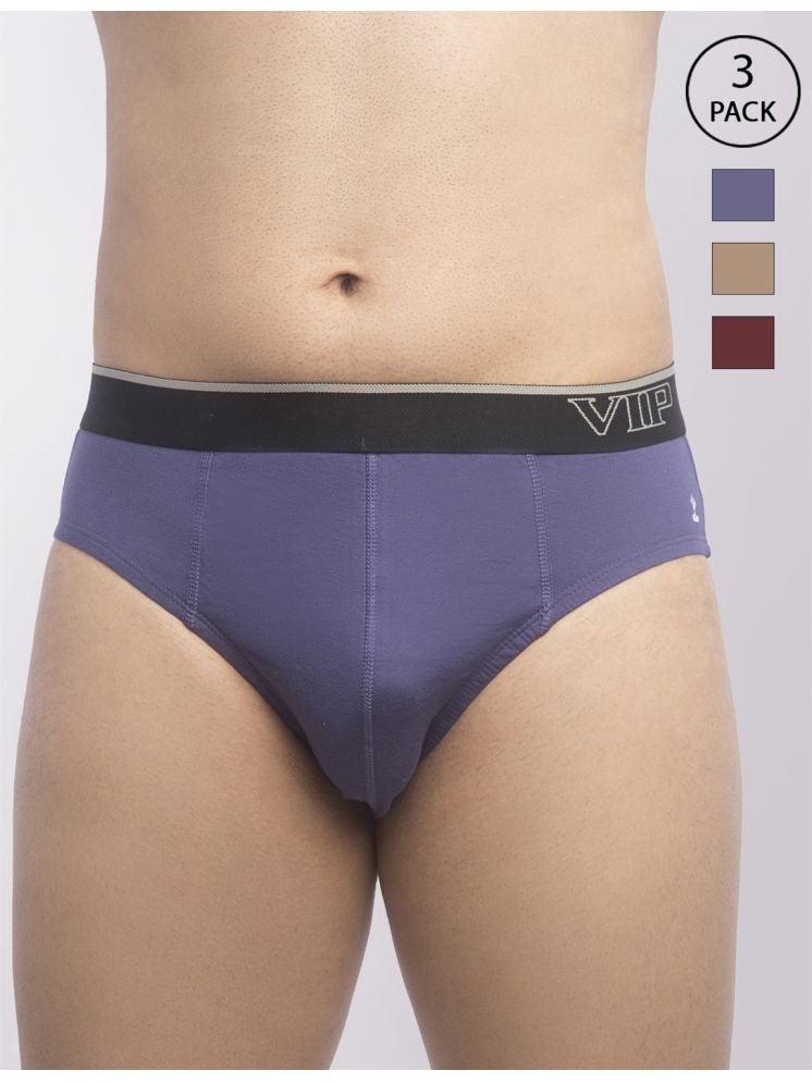     			VIP Pack of 3 Cotton Men's Briefs ( Multicolor ) Regal 1000