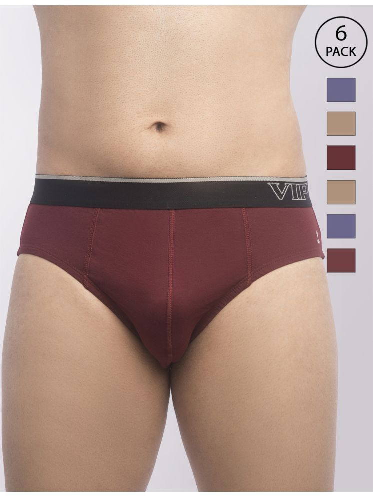     			VIP Pack of 6 Cotton Men's Briefs ( Multicolor ) Regal 1000