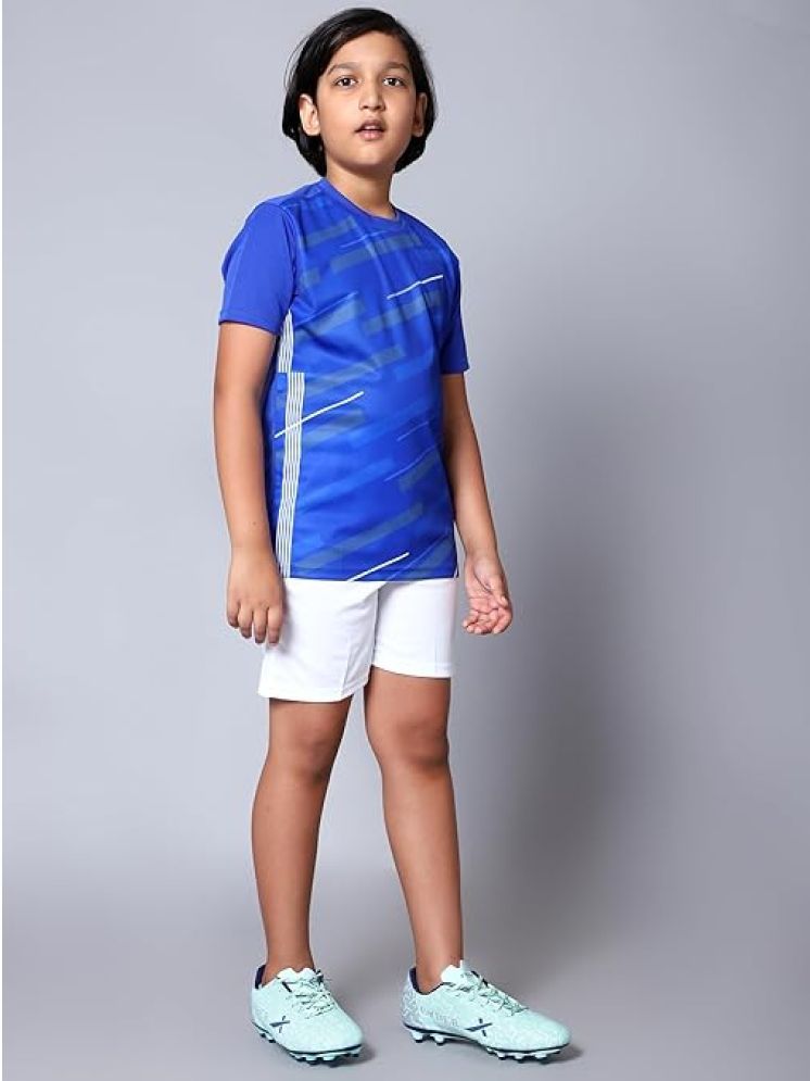     			Vector X Blue Polyester Boys T-Shirt & Shorts ( Pack of 2 )