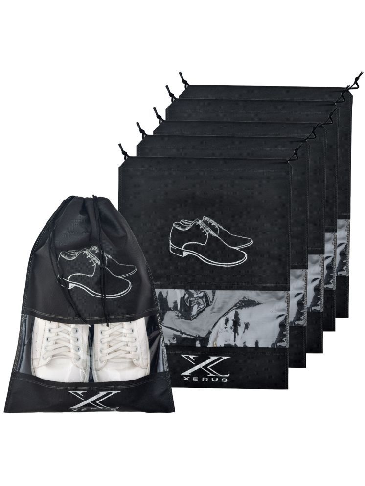     			xerus Black Durable Multiple Shoes Organizer