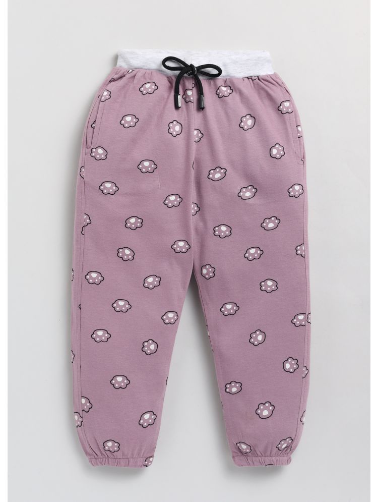     			CUTOPIES Pink Cotton Boys Trackpant ( Pack of 1 )