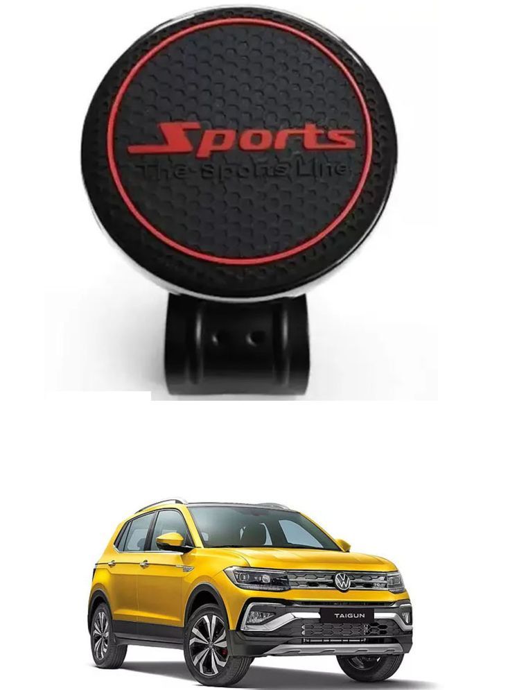     			Car New Steering Knob (Sports, Black) For Volkswagen Taigun