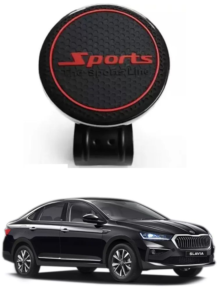     			Car New Steering Knob (Sports, Black) For Skoda Slavia