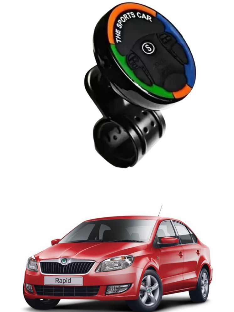     			Car Sports Steering Knob (Multicolor) For Skoda Rapid