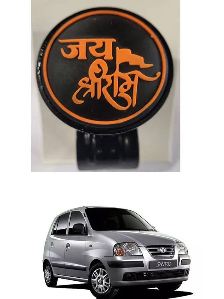     			Car Steering Knob (JAI SHRI RAM) For Hyundai Santro Xing