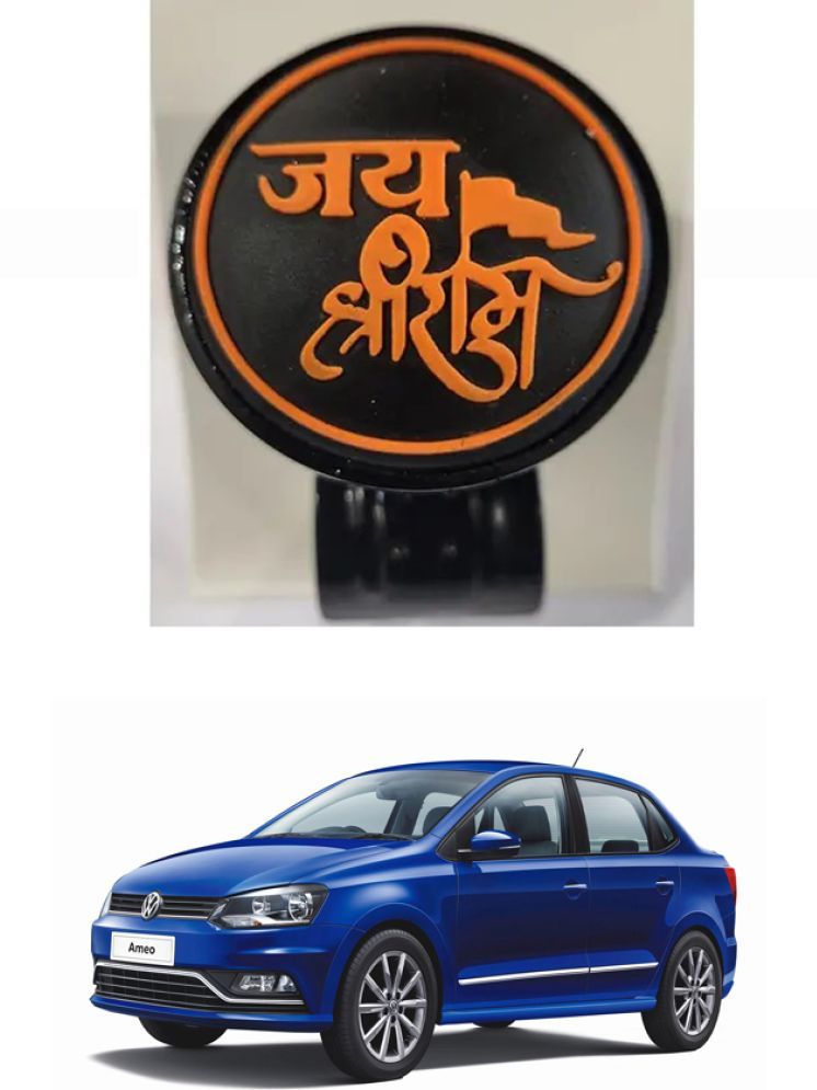     			Car Steering Knob (JAI SHRI RAM) For Volkswagen Ameo