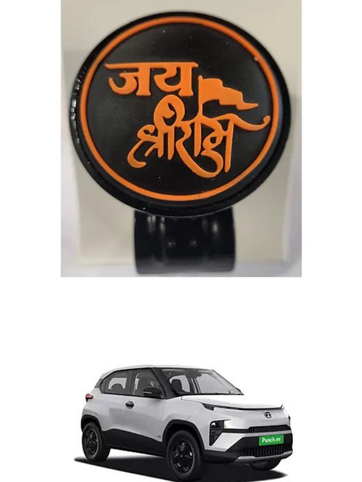     			Car Steering Knob (JAI SHRI RAM) For Tata Punch EV