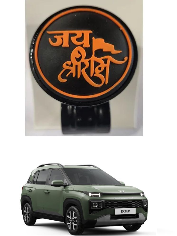     			Car Steering Knob (JAI SHRI RAM) For Hyundai Exter