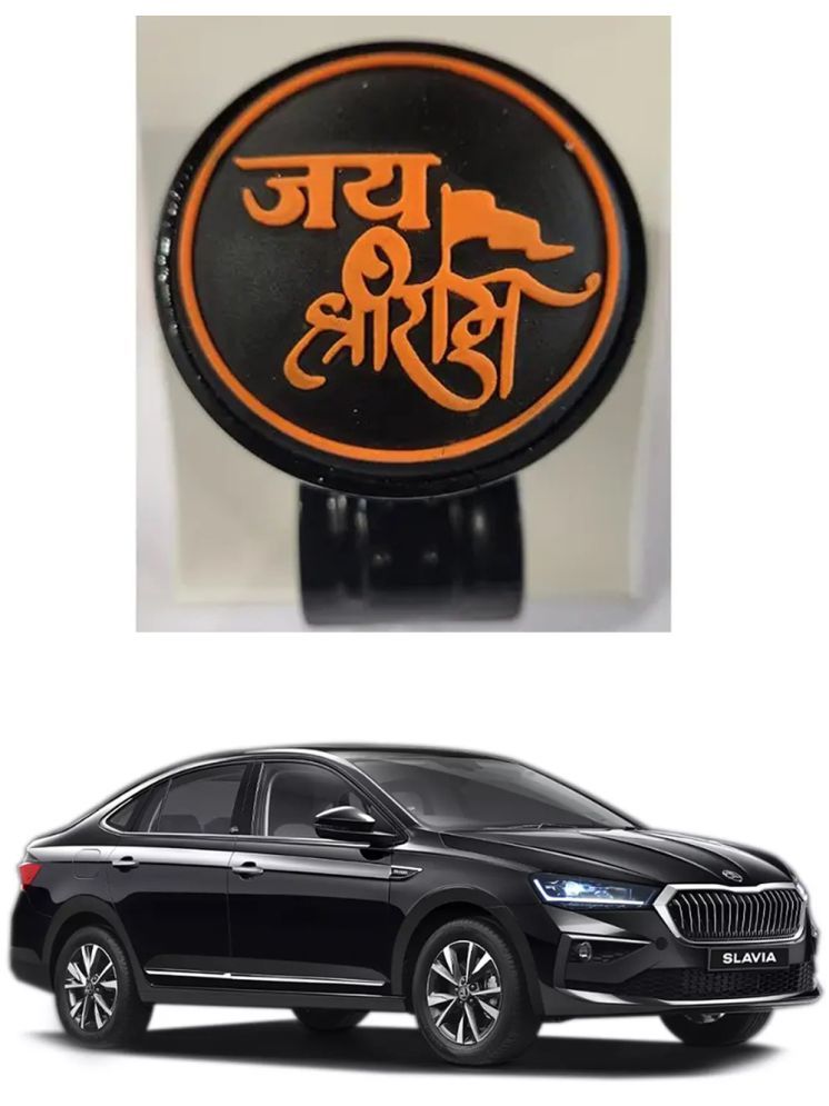     			Car Steering Knob (JAI SHRI RAM) For Skoda Slavia