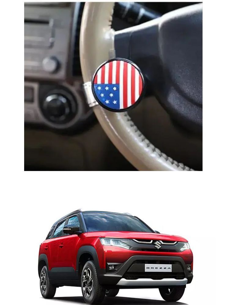     			Car USA Flag Knob (Pack Of 1) For Maruti Suzuki Brezza