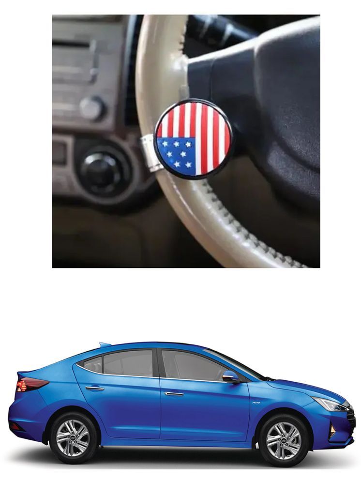     			Car USA Flag Knob (Pack Of 1) For Hyundai Elantra