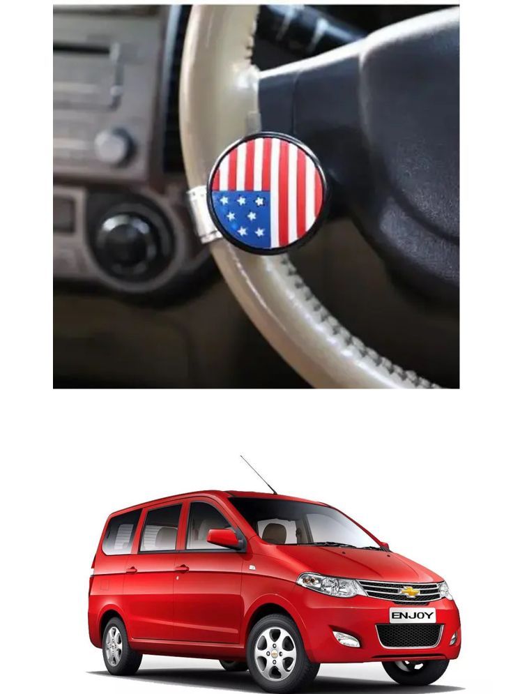     			Car USA Flag Knob (Pack Of 1) For Chevrolet Enjoy