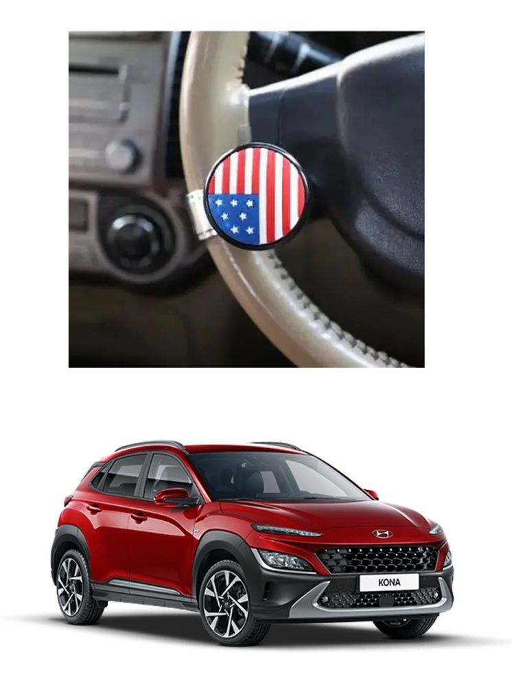     			Car USA Flag Knob (Pack Of 1) For Hyundai Kona