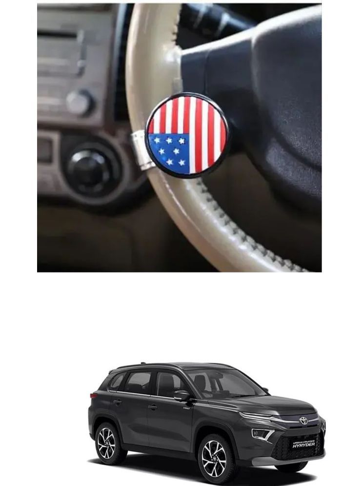     			Car USA Flag Knob (Pack Of 1) For Toyota Hyryder