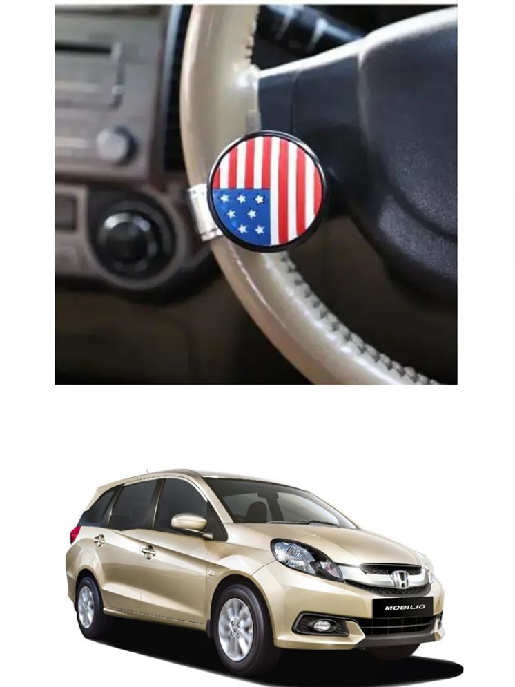     			Car USA Flag Knob (Pack Of 1) For Honda Mobilio