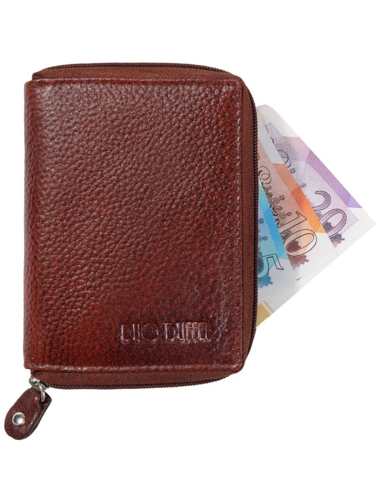     			DUO DUFFEL Leather Brown Women's Regular Wallet ( Pack of 1 )