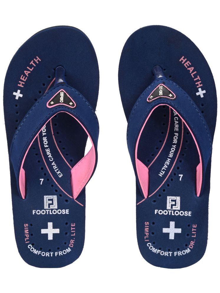     			Footloose Blue Women's Flip Flop