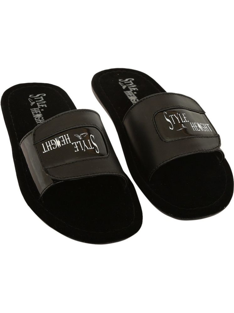     			Style Height Black Men's Slide Flip Flop