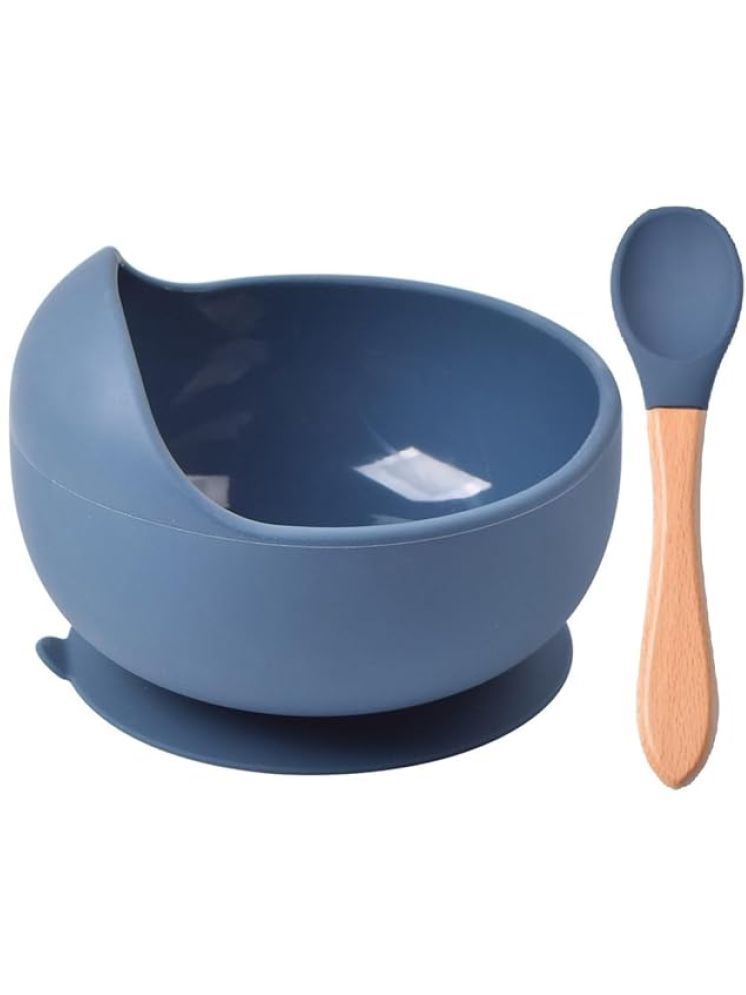     			Universal Silicone Bowl Set 10 cm ( Set of 1 ) Dark Blue