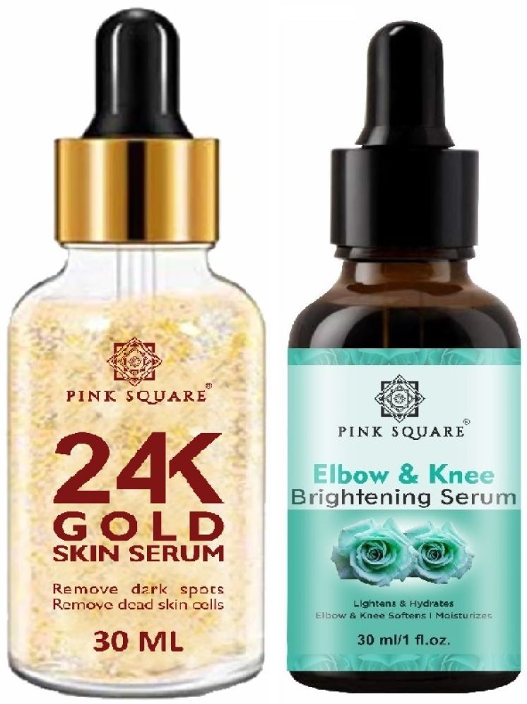     			24K Gold Face Serum & Elbow and Knee Whitening Serum for Men & Women (Each,30ml) Combo of 2