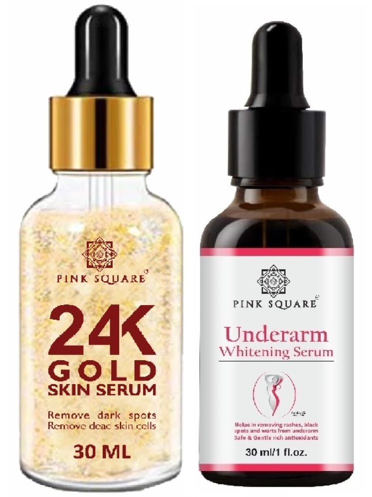     			24K Gold Face Serum & Underarm Whitening Serum for Men/Women (Each,30ml) Combo of 2