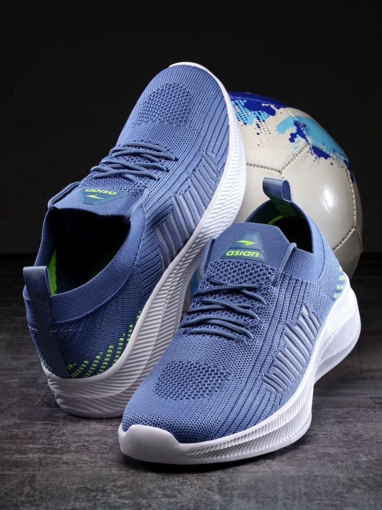     			ASIAN HATTRICK-32 Blue Men's Sports Running Shoes